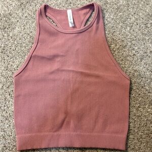 Zenana Outfitters Mauve Ribbed Tank